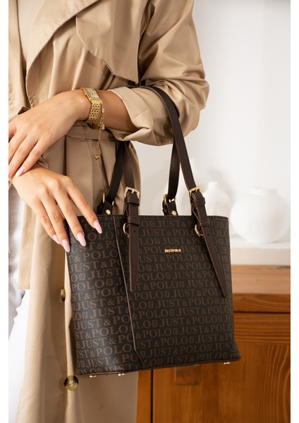 Kahverengi Birinci Sınıf Kadın El ve Omuz Çantası Yeni Sezon Ebat :boy: 25 En : 35 cm