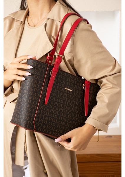 Kahverengi Birinci Sınıf Kadın El ve Omuz Çantası Yeni Sezon Ebat :boy: 25 En : 35 cm modelleri