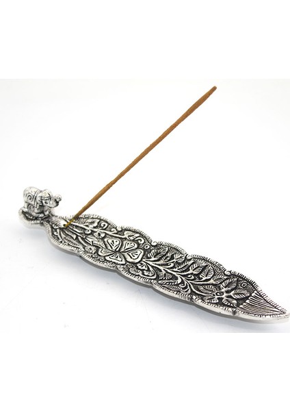 Tütsülük Kayık Metal Fil Tasarımlı Model