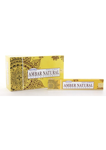 Tütsü Çubuk Aromalı Amber Nat Ural