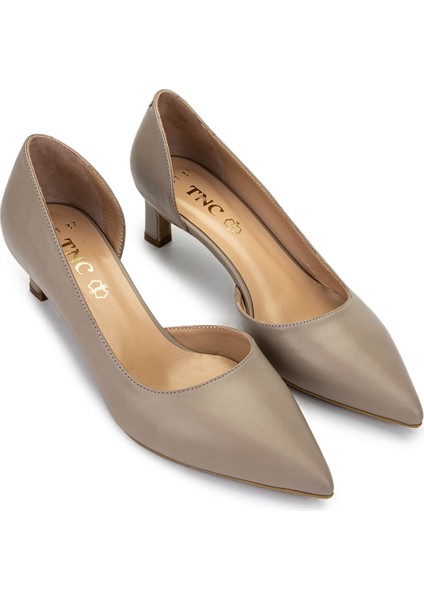Kadın Hakiki Deri Vizon Topuklu Ayakkabı 492 56251 Bn Ayk Y25 Vızon fiyatları