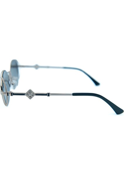 Ff 1484 410 54 Kadın Oval Gri Metal Güneş Gözlüğü modelleri