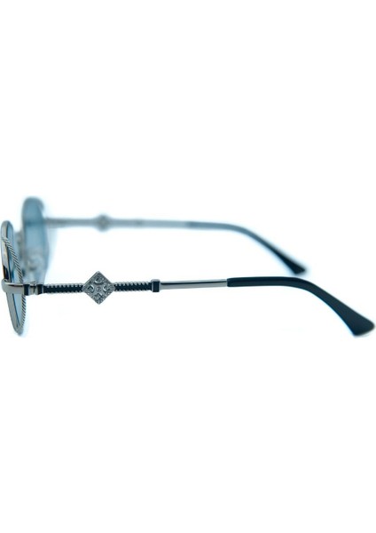 Ff 1484 470 54 Unisex Oval Gri Metal Güneş Gözlüğü modelleri