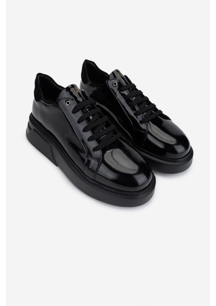 Erkek Hakiki Deri Siyah Rugan Sneakers & Spor Ayakkabı 771 35110 Erk Ayk Y25 Sıyah Rgn