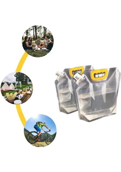 Dayanıklı Plastik Içecek Çantası 1 Litre