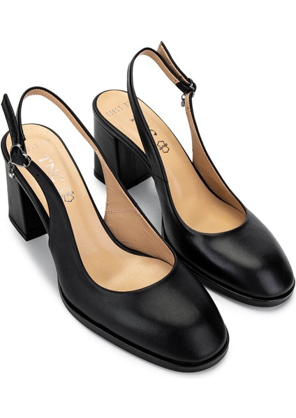 Kadın Hakiki Deri Siyah Deri Topuklu Ayakkabı 492 55803 Bn Ayk Y25 Sıyah Dr fiyatları