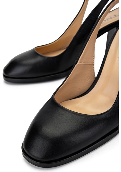 Kadın Hakiki Deri Siyah Deri Topuklu Ayakkabı 492 55803 Bn Ayk Y25 Sıyah Dr fırsatları