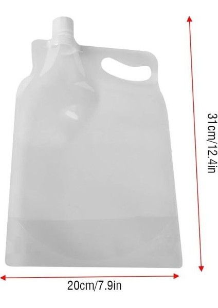 Plastik Kapaklı Su Torbası 1 Litre