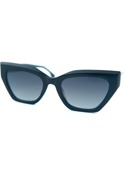 Ff 1494 440 54 Kadın Cat Eye Siyah Kemik Güneş Gözlüğü