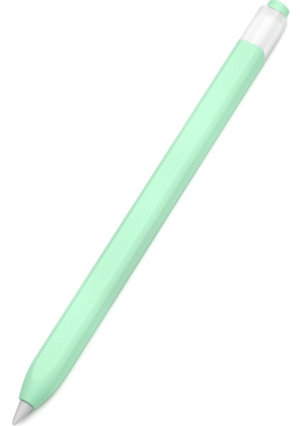 Apple Pencil (1. Nesil) Jelly Stylus Kalem Silikon Kılıf Koruyucu Kılıf (Kısa Versiyon)-Camgöbeği (Yurt Dışından)