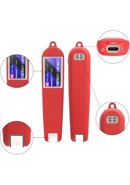 Newmine N3 Sözlük Kalemi Için Silikon Kılıf Kılıfı, Askı Askılı Tam Koruma Kılıfı-Siyah (Yurt Dışından) modelleri