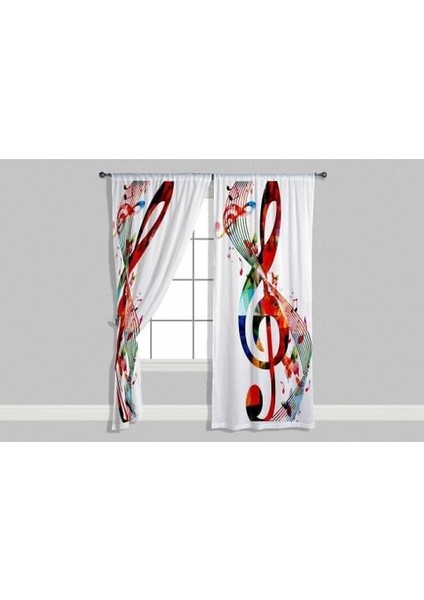 3D Baskılı Fon Perde 133