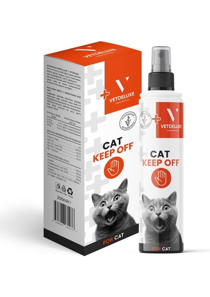Cat Keep Off Kedi Işaretleme Engelleyici, Iç Mekan Uzaklaştırıcı Sprey 150 ml