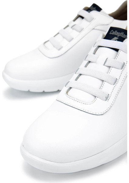 Erkek Hakiki Deri Beyaz Sneakers & Spor Ayakkabı 618 51314 Erk Ayk Y25 Bıanco fırsatları