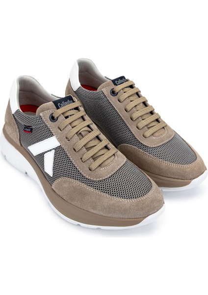 Erkek Deri & Tekstil Bej Sneakers & Spor Ayakkabı 618 61201 Erk Ayk Y25 Pıedra