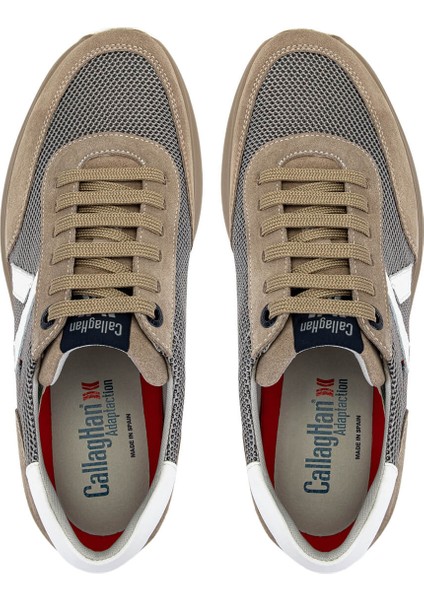 Erkek Deri & Tekstil Bej Sneakers & Spor Ayakkabı 618 61201 Erk Ayk Y25 Pıedra