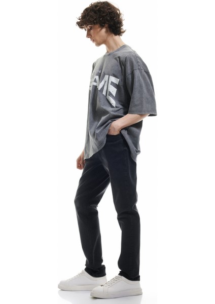 Normal Bel Pamuklu Slim Fit Jean Pantolon - Brad Jean