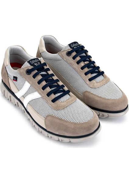 Erkek Deri & Tekstil Bej/beyaz Sneakers & Spor Ayakkabı 618 12923 Erk Ayk Y25 Pıedra/blanco fiyatları