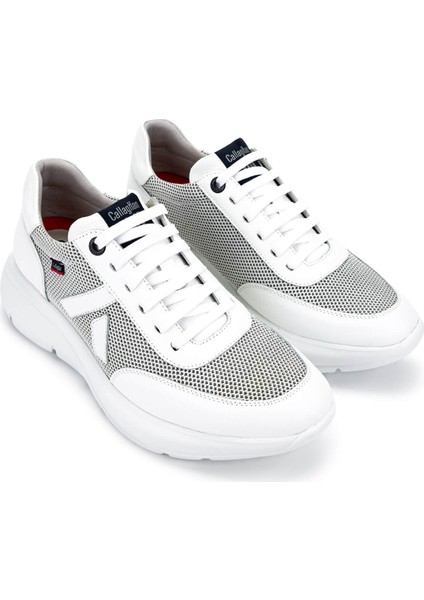 Erkek Deri & Tekstil Beyaz Sneakers & Spor Ayakkabı 618 61201 Erk Ayk Y25 Bıanco
