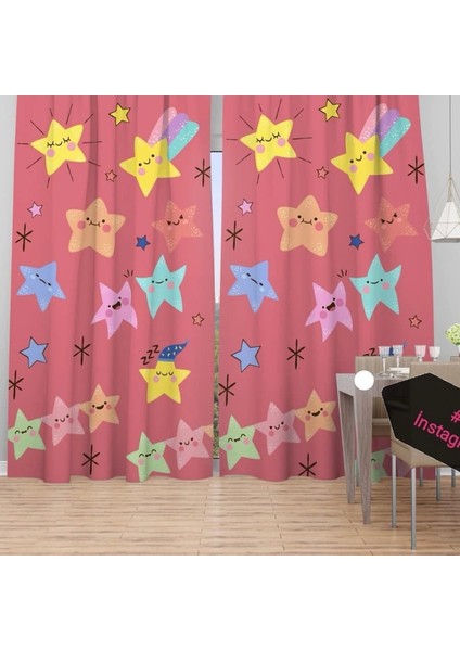 3D Baskılı Fon Perde 325