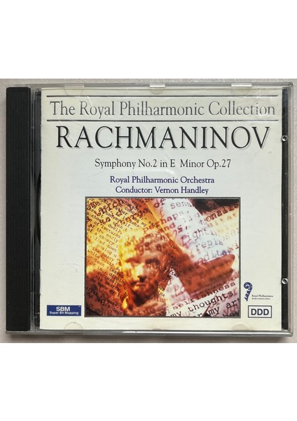 Rachmaninov Symphony No.2 In E Minor OP.27CD (Orjnal Dönem Baskı Cd)