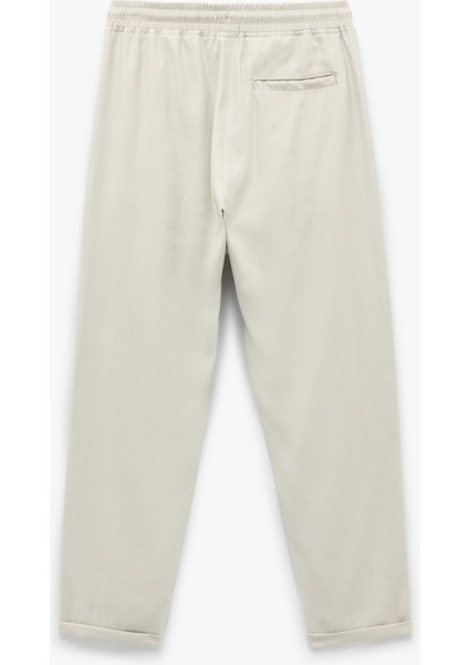 Viskon Cep Detaylı Rayon Tapered Beli Bağcıklı Eşofman Pantolon fiyatları