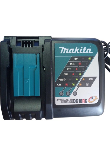 DC18RC Li-Ion Hızlı Şarj Cihazı 7.2V - 18V - Orijinal Kutusu Yok
