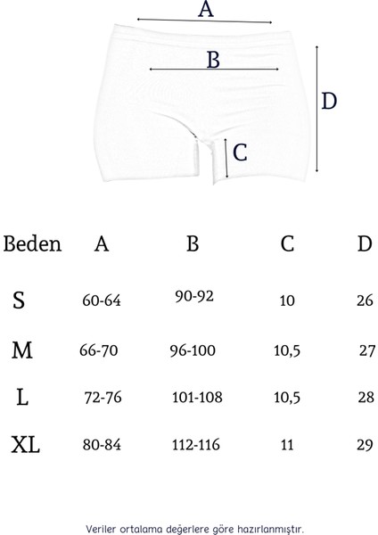 501 Lazer Kesim 3 lü Kadın Boxer Külot