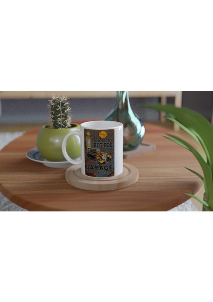 Alev Desenli Hot Rod Araba Kupa fırsatları