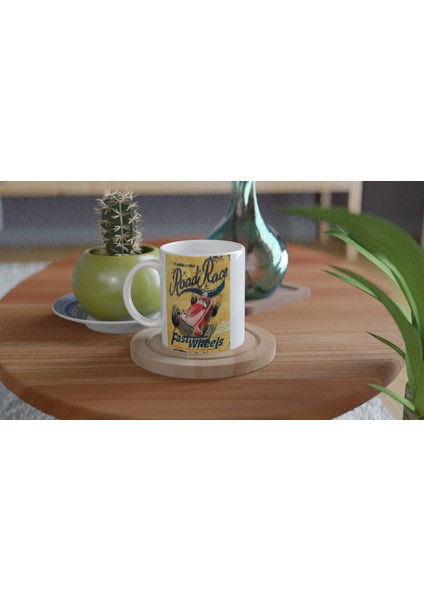 California Yol Yarışı Temalı Retro Kupa Bardak fırsatları