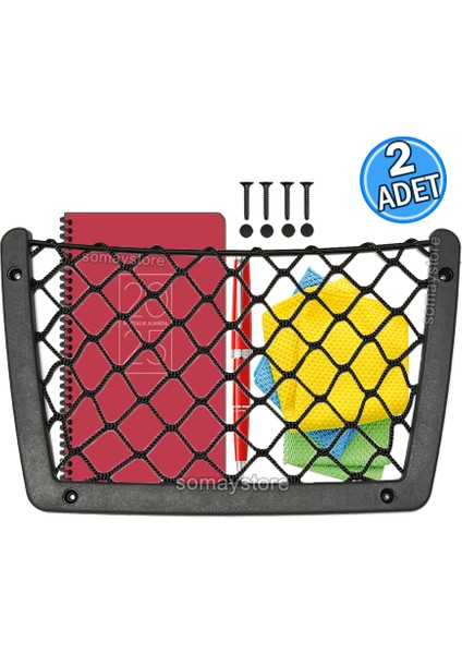 Marine Tekne Eşya Taşıyıcı Ceplik Eşya Filesi 30 x 19 cm 2 ADET