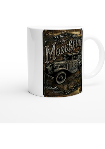 White Lightning Moonshine Temalı Vintage Kupa fiyatları