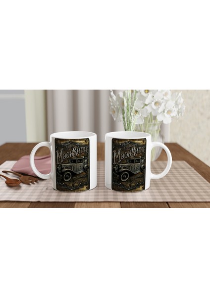 White Lightning Moonshine Temalı Vintage Kupa indirimleri