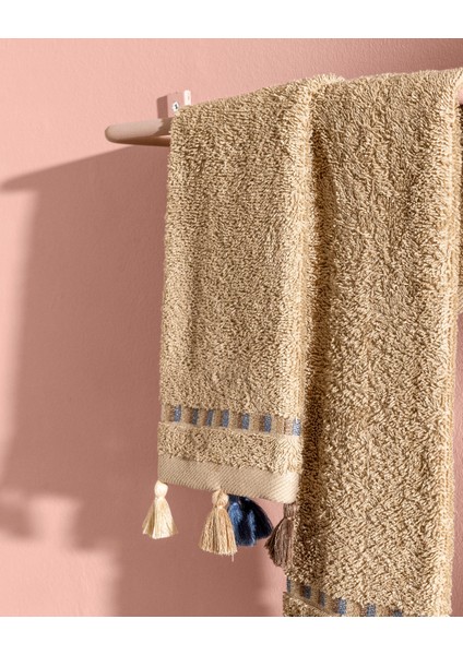 Gland 2'li %100 Pamuk El Havlusu - Bej fiyatları