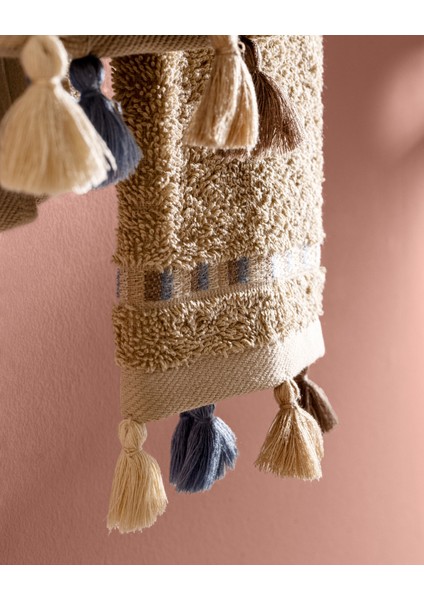 Gland 2'li %100 Pamuk El Havlusu - Bej modelleri