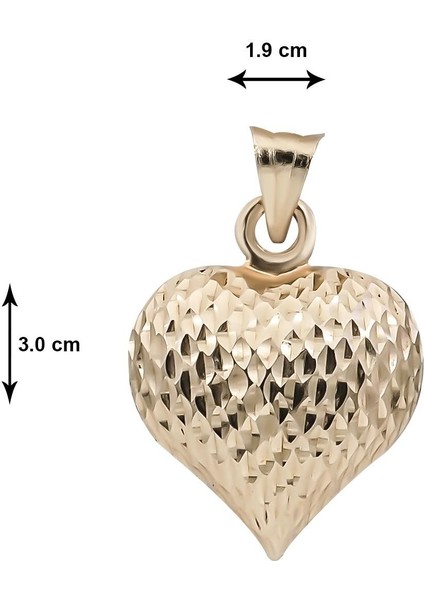 Dokulu Kalp Charm fiyatları