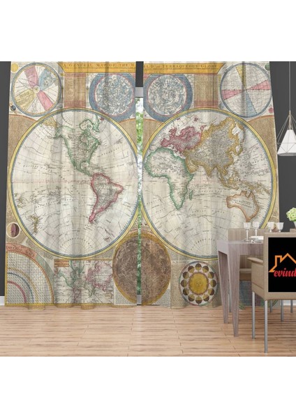 3D Baskılı Fon Perde 357