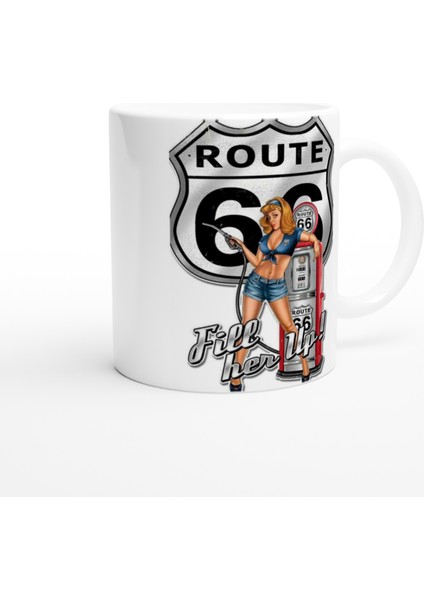 Route 66 Retro Benzinci Kız Kupa fiyatları