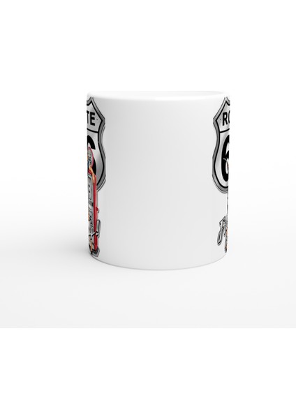 Route 66 Retro Benzinci Kız Kupa modelleri