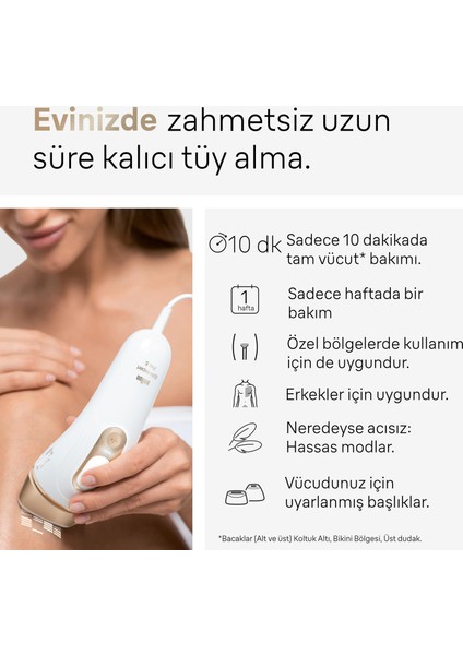 Ipl Silk·expert Pro 5, Evde Tüy Alma, Çanta, Venus Tıraş Makinesi, 2 Başlık Ile, PL5152