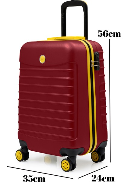 Kabin Boy Valiz 4x2 Teker Bordo 1168