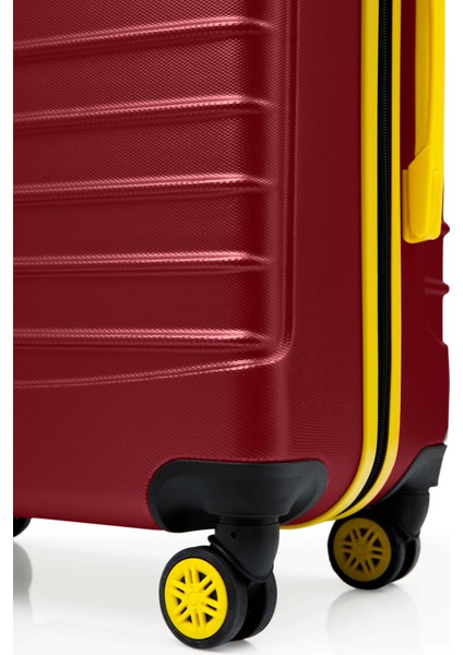 Kabin Boy Valiz 4x2 Teker Bordo 1168
