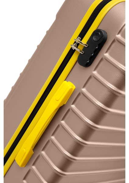 Kabin Boy Valiz 4x2 Teker Altın 1168