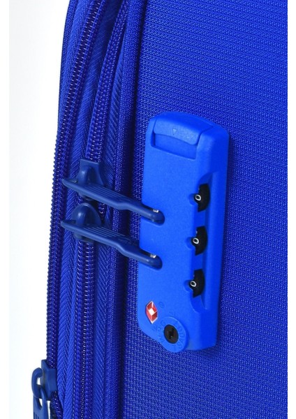 Kabin Boy Kumaş Valiz Saks Mavi Bnt2400