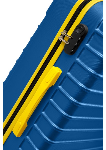 Kabin Boy Valiz 4x2 Teker Mavi 1168