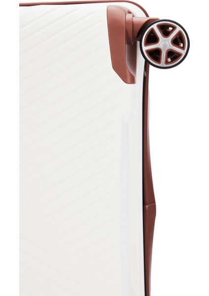 Benetton Polipropilen 2'Li Valiz Seti Beyaz BNT3000 (BÜYÜK + KABİN)