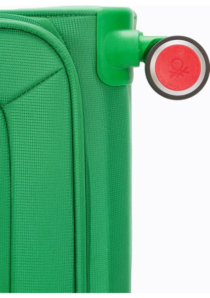Benetton Büyük Boy Kumaş Valiz Yeşil Bnt2800