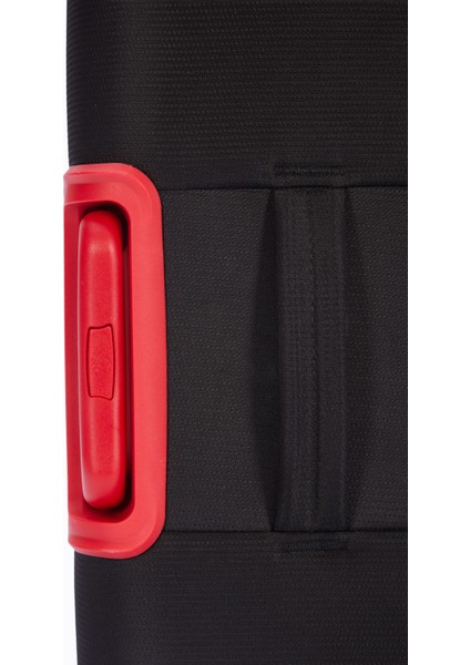 Benetton 2'li Valiz Seti Büyük Ve Kabin Boy Lüx Kumaş Valiz Siyah Bnt2800