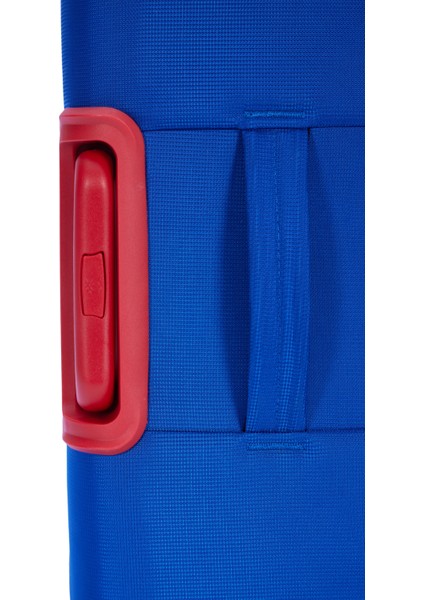 Benetton 2'li Valiz Seti Büyük Ve Orta Boy Lüx Kumaş Valiz Mavi Bnt2800