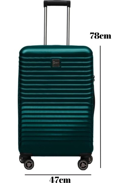 Büyük Boy %100 Polikarbon Valiz Petrol 1811 fiyatları